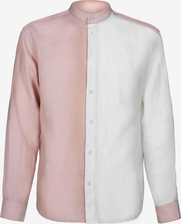 Fit confort Chemise HACOY en rose : devant