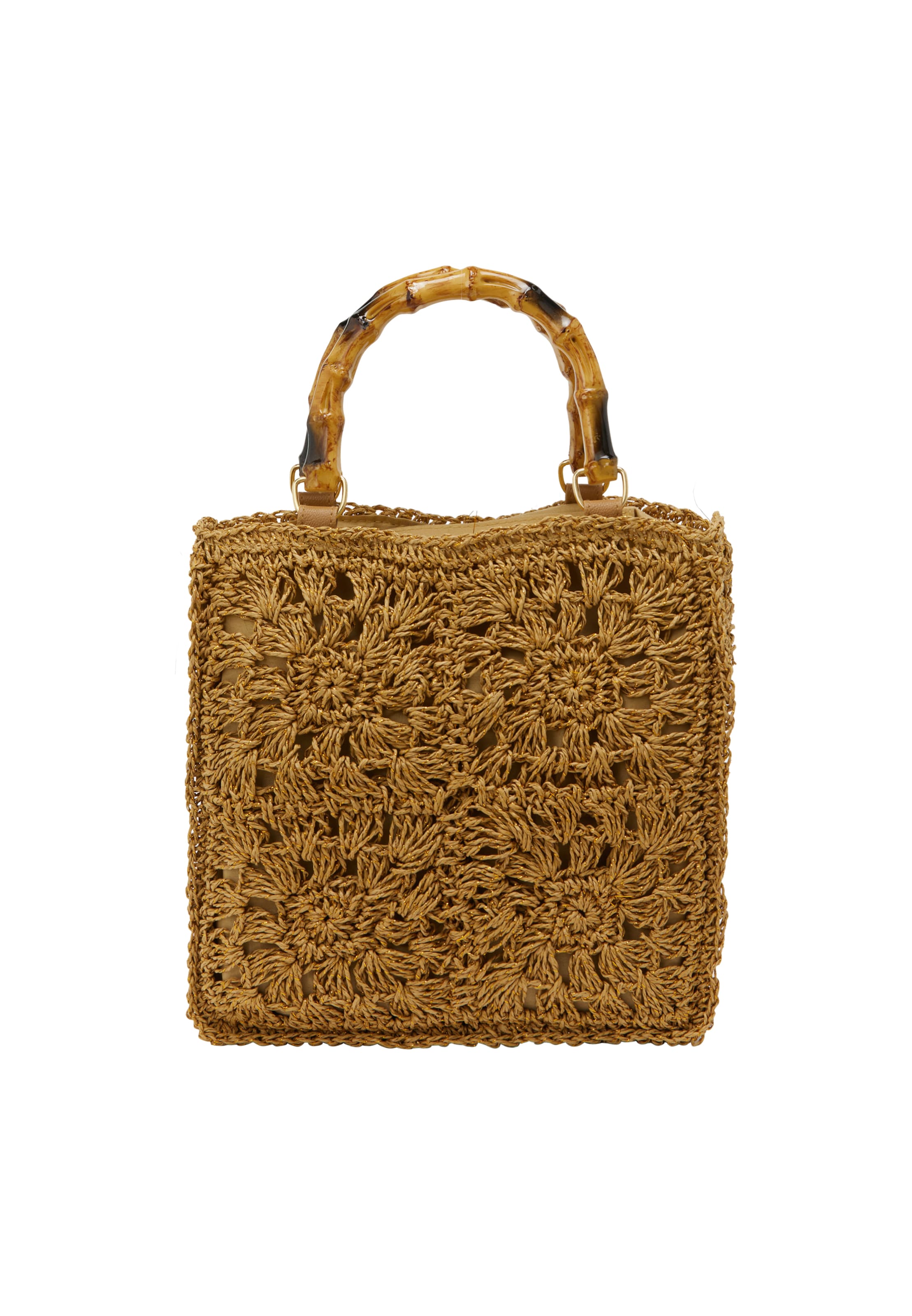 ebeeza - Bolso de mano en marrón: frente