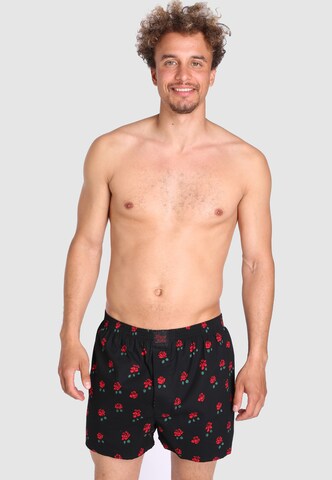 Lousy Livin Boxer shorts 'Rose & Valentines' in Red: front