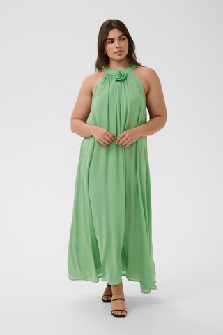KAFFE CURVE Kleid 'KClory' in Grün: Vorderseite