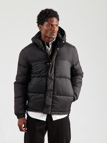 JACK & JONES Winter Jacket 'JCOUnion' in Black: front