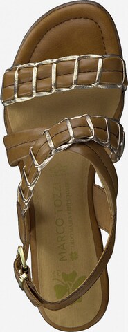Sandalo con cinturino di MARCO TOZZI by GUIDO MARIA KRETSCHMER in marrone