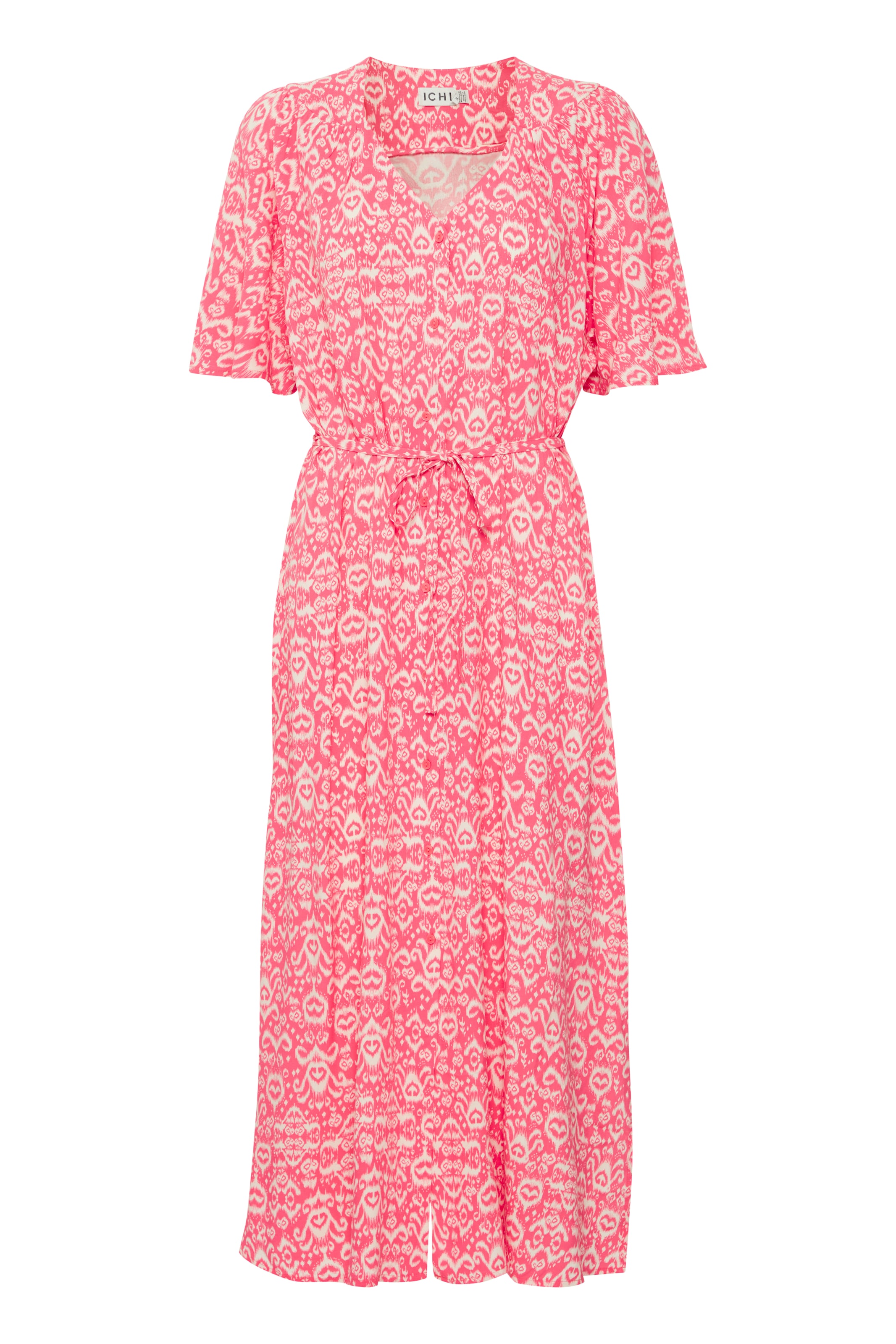 ICHI Blusekjole 'VERA' i pink: forside