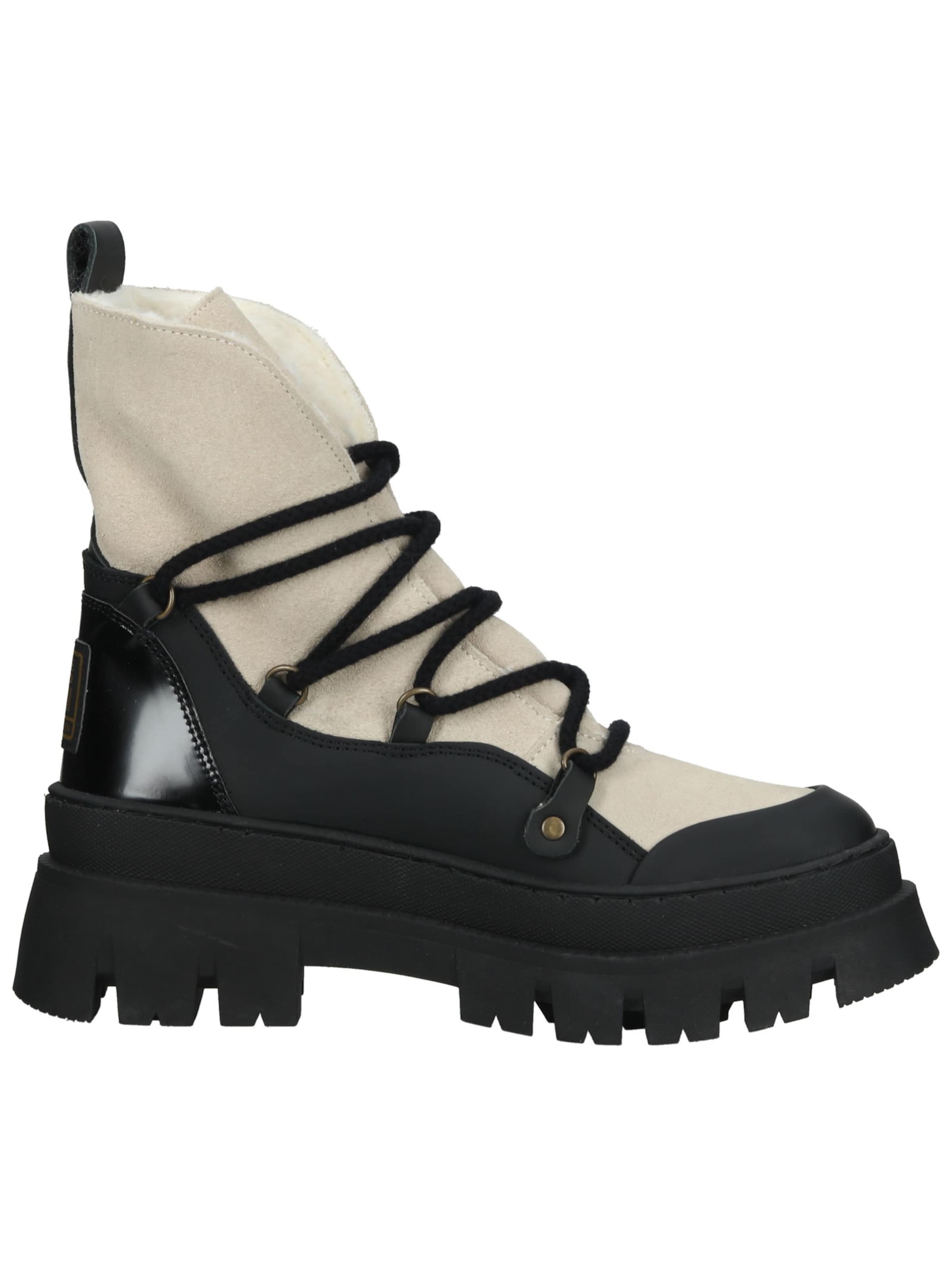 STEVE MADDEN Lace-up bootie in White