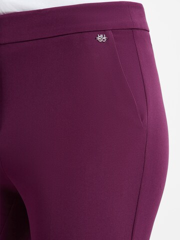 Regular Pantalon à plis ' Hagonia ' HUGO en violet