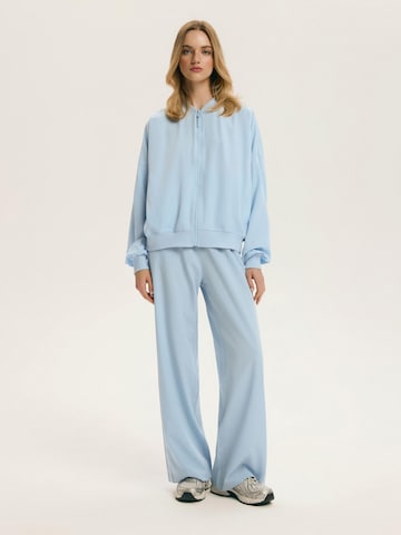 ESOTIQ Wide leg Pants 'Vitality' in Blue: front
