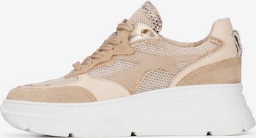 PS Poelman Sneakers laag 'Jana' in Beige: voorkant