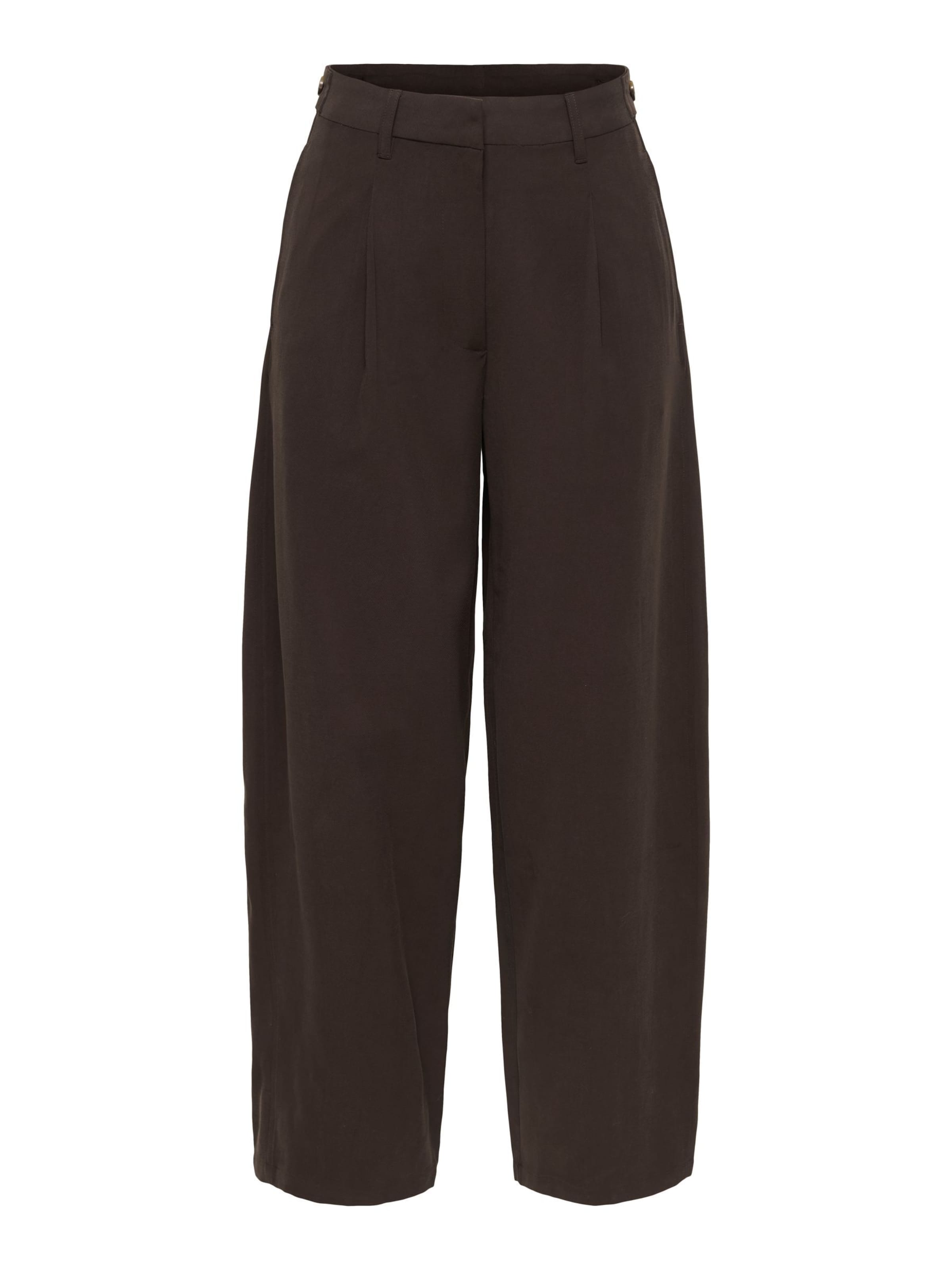 Wide Leg Pantalon 'JDYMilena' JDY en marron : devant