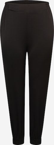 River Island Plus Tapered Trousers in Black: front