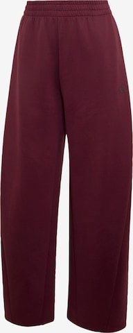 Barrel Pantaloni sportivi 'Soft Lux' di ADIDAS SPORTSWEAR in rosso: frontale