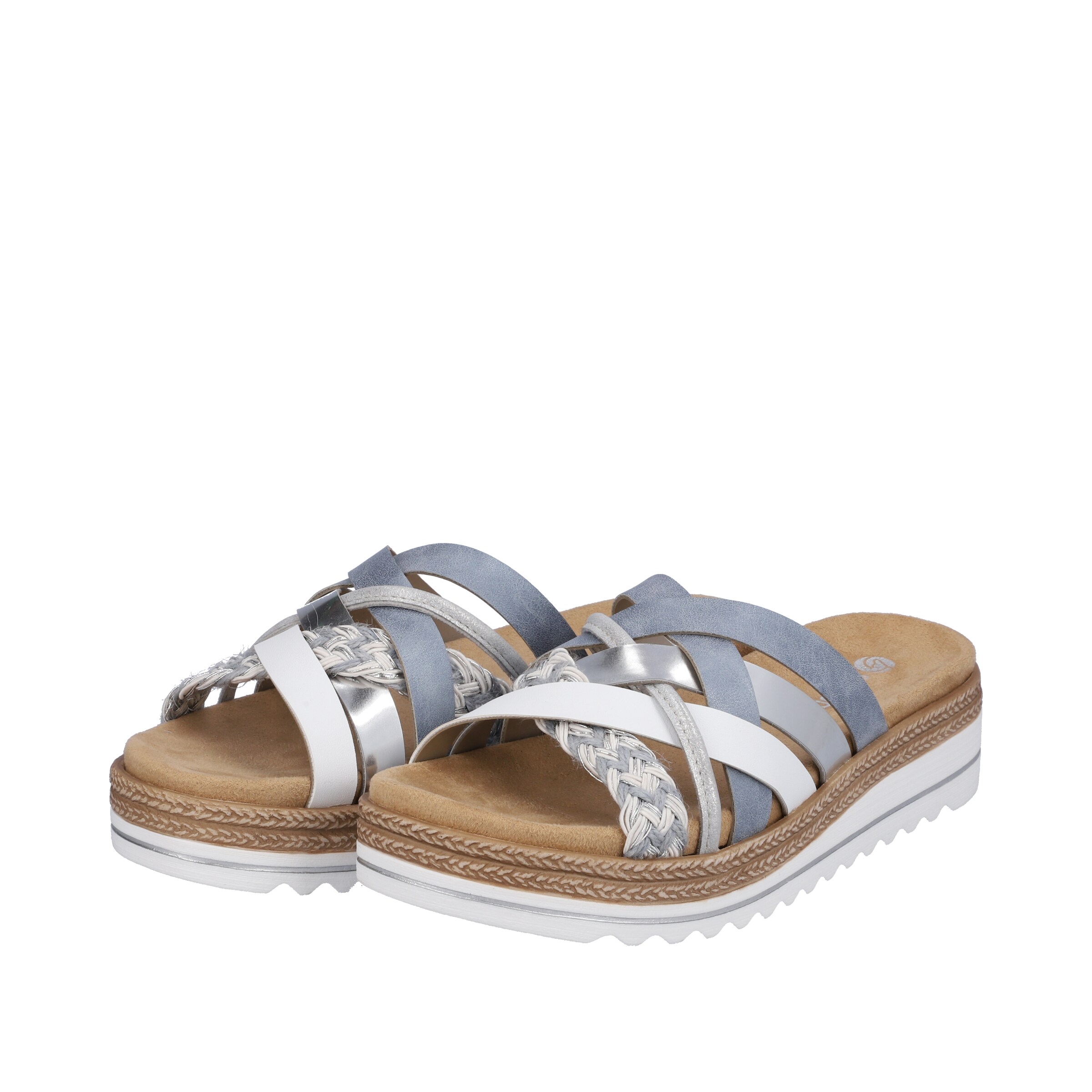 REMONTE Pantolette in Grau