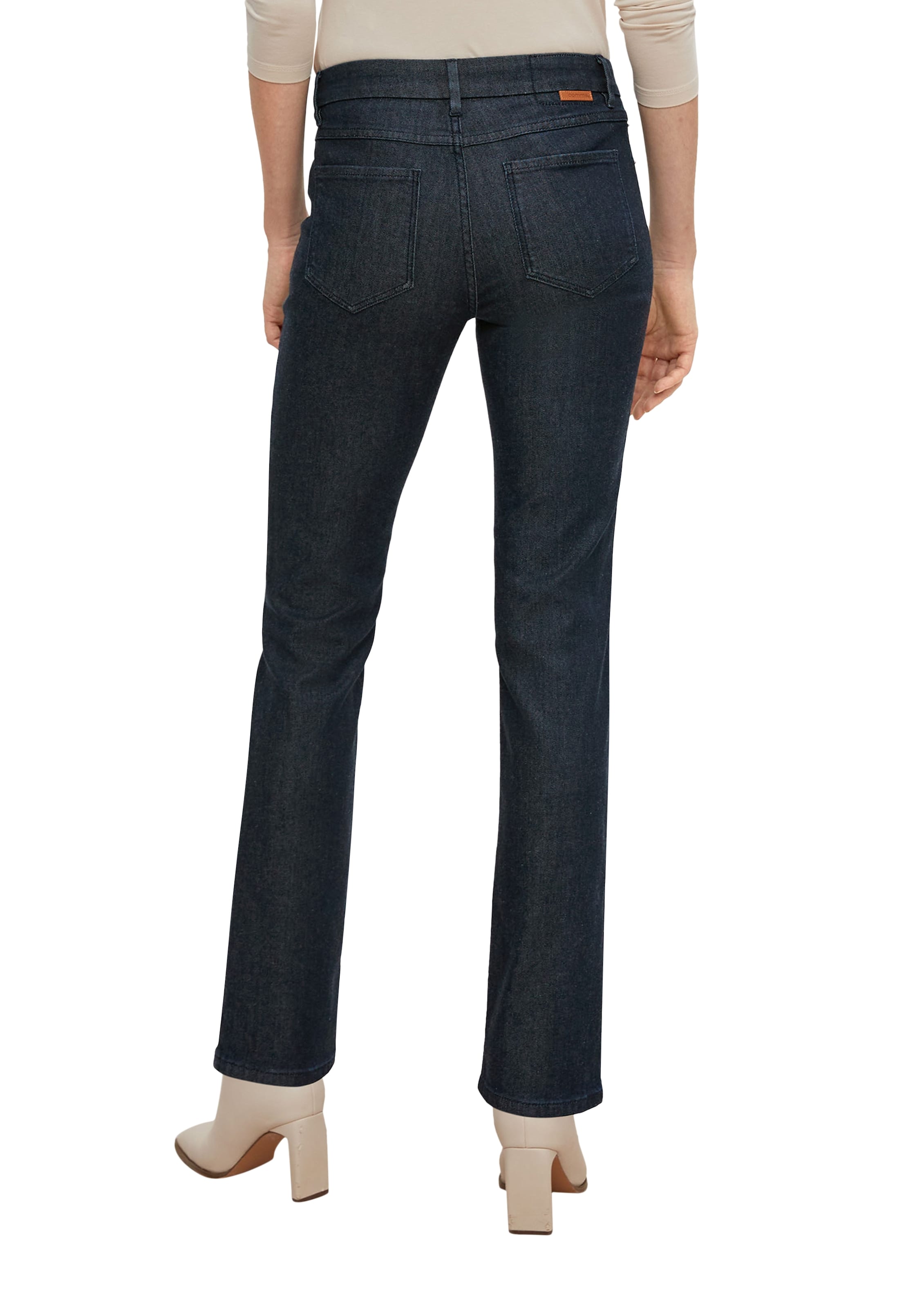 COMMA Regular Jeans in Blauw: terug