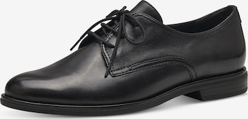 Chaussure à lacets Tamaris en noir : devant
