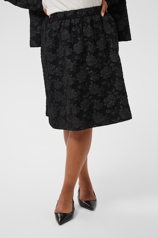 KAFFE CURVE Skirt 'KCComina' in Black: front