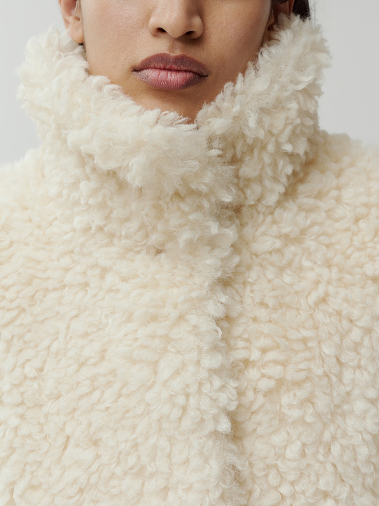 EDITED Producten Tussenmantel 'Poloma' Ecru