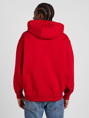 Tommy Jeans - Sudadera 'GAME DAY' en rojo