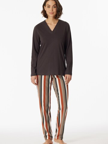 SCHIESSER Pajama ' Comfort Nightwear ' in Grey: front