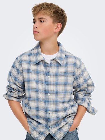 Only & Sons Junior Overhemd in Blauw: voorkant
