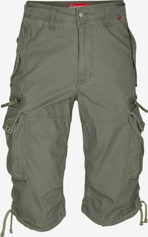 Molecule Cargobukser 'BAGGY' i grøn: forside