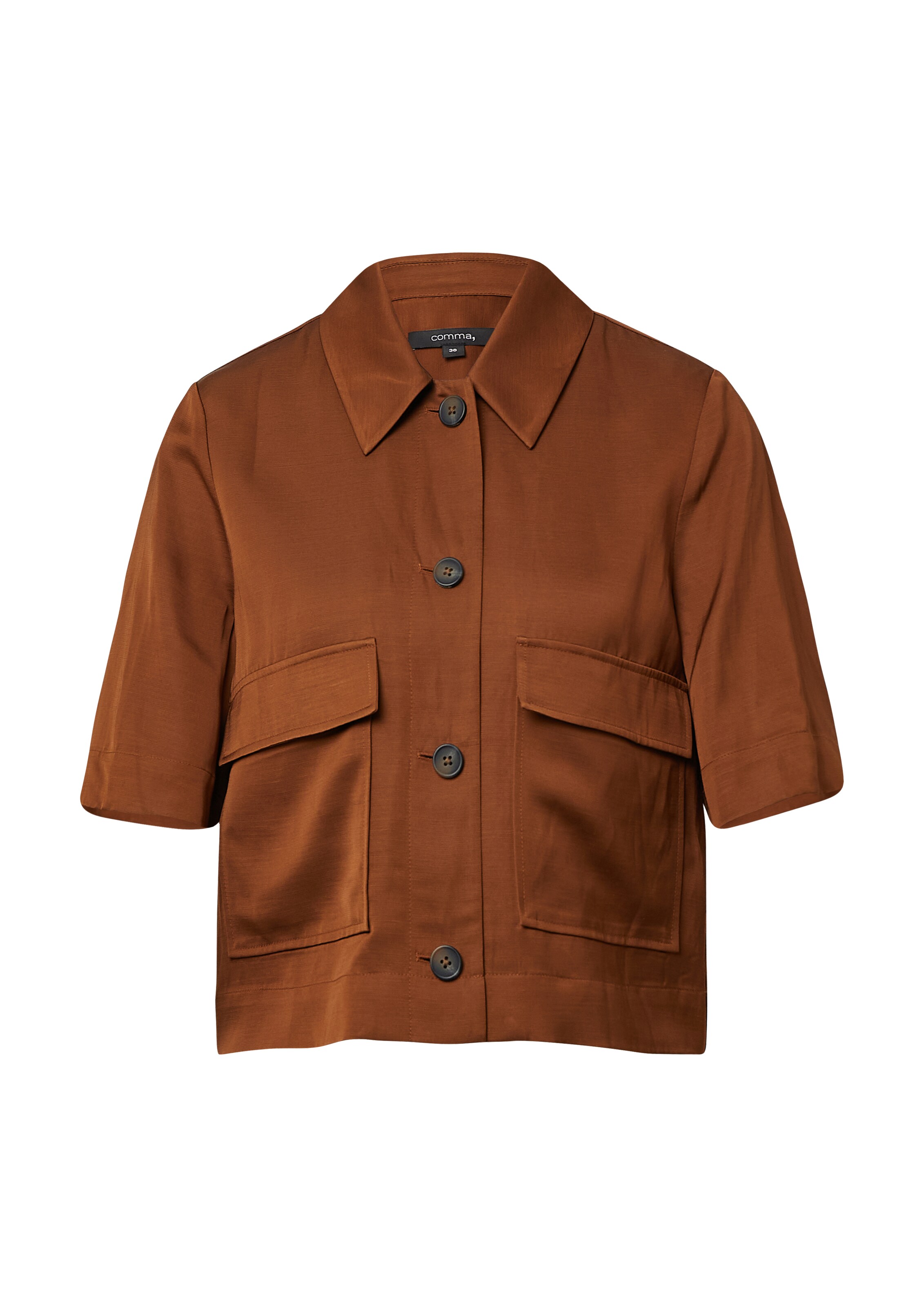 COMMA Übergangsjacke in Braun: Vorderseite