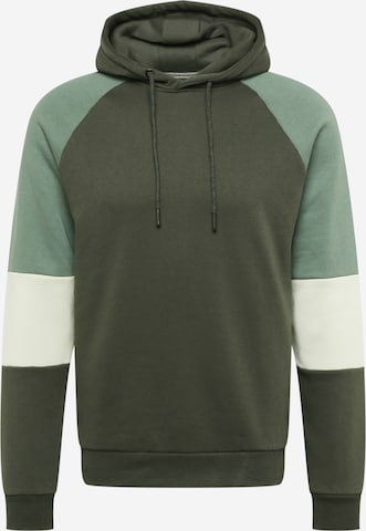 BLEND Sweatshirt in Green: front