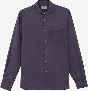 Scalpers Regular fit Button Up Shirt in Blue: front