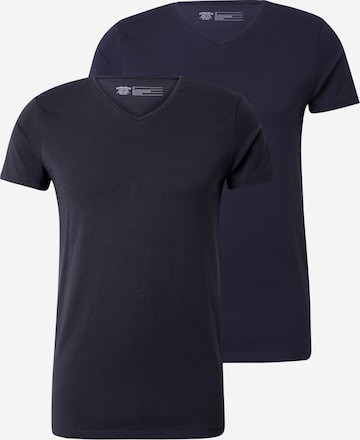 Petrol Industries - Camiseta en azul: frente