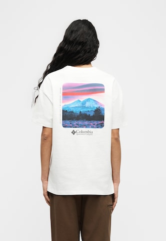 COLUMBIA Funktionsshirt 'CSC' in Weiß: Vorderseite
