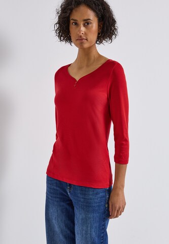 STREET ONE Shirt in Rot: Vorderseite