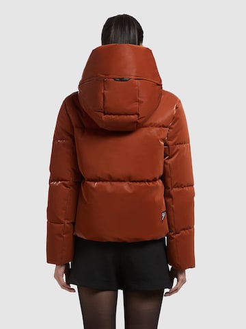 khujo Χειμερινό μπουφάν 'AUDREY SHINY' σε πορτοκαλί