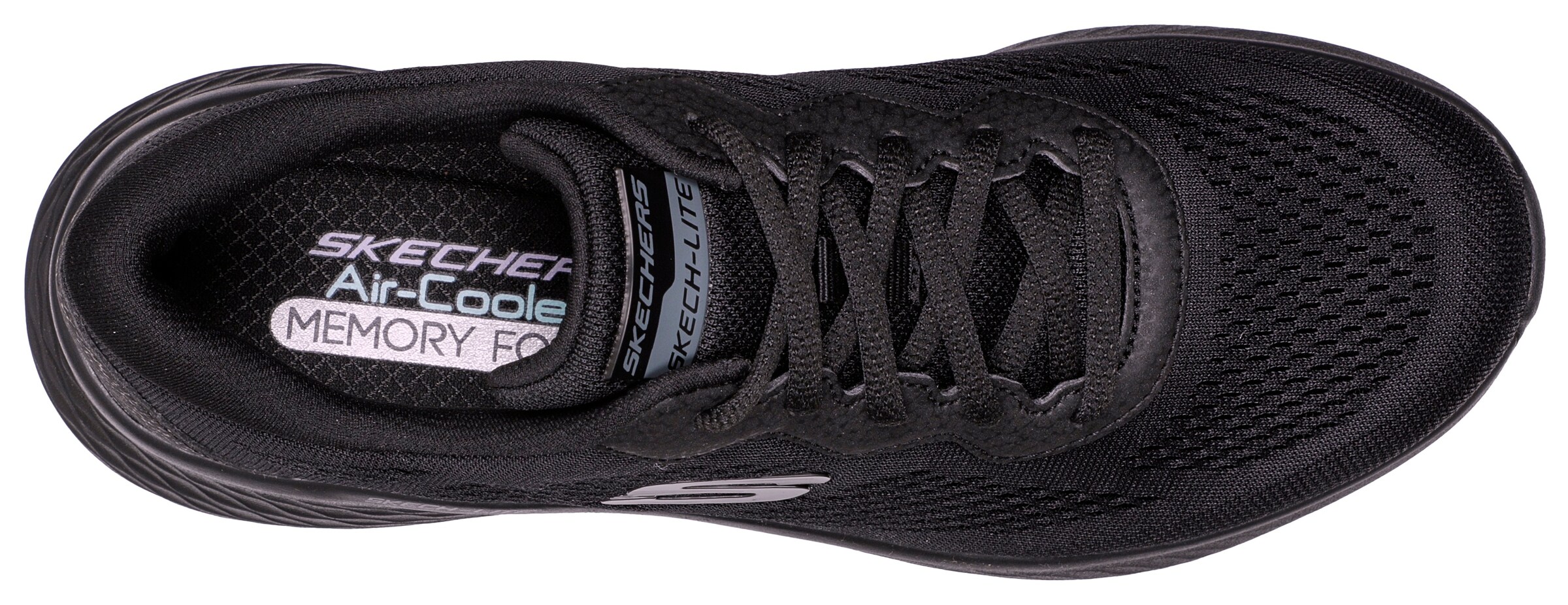 SKECHERS Sneakers laag 'Perfekte Zeit' in Zwart