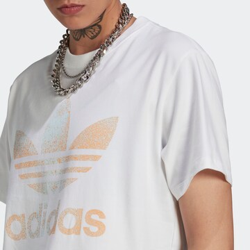 Tricou 'Trefoil' de la ADIDAS ORIGINALS pe alb