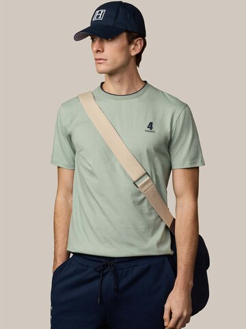 Hackett London T-Shirt ' HERITAGE' in Grün