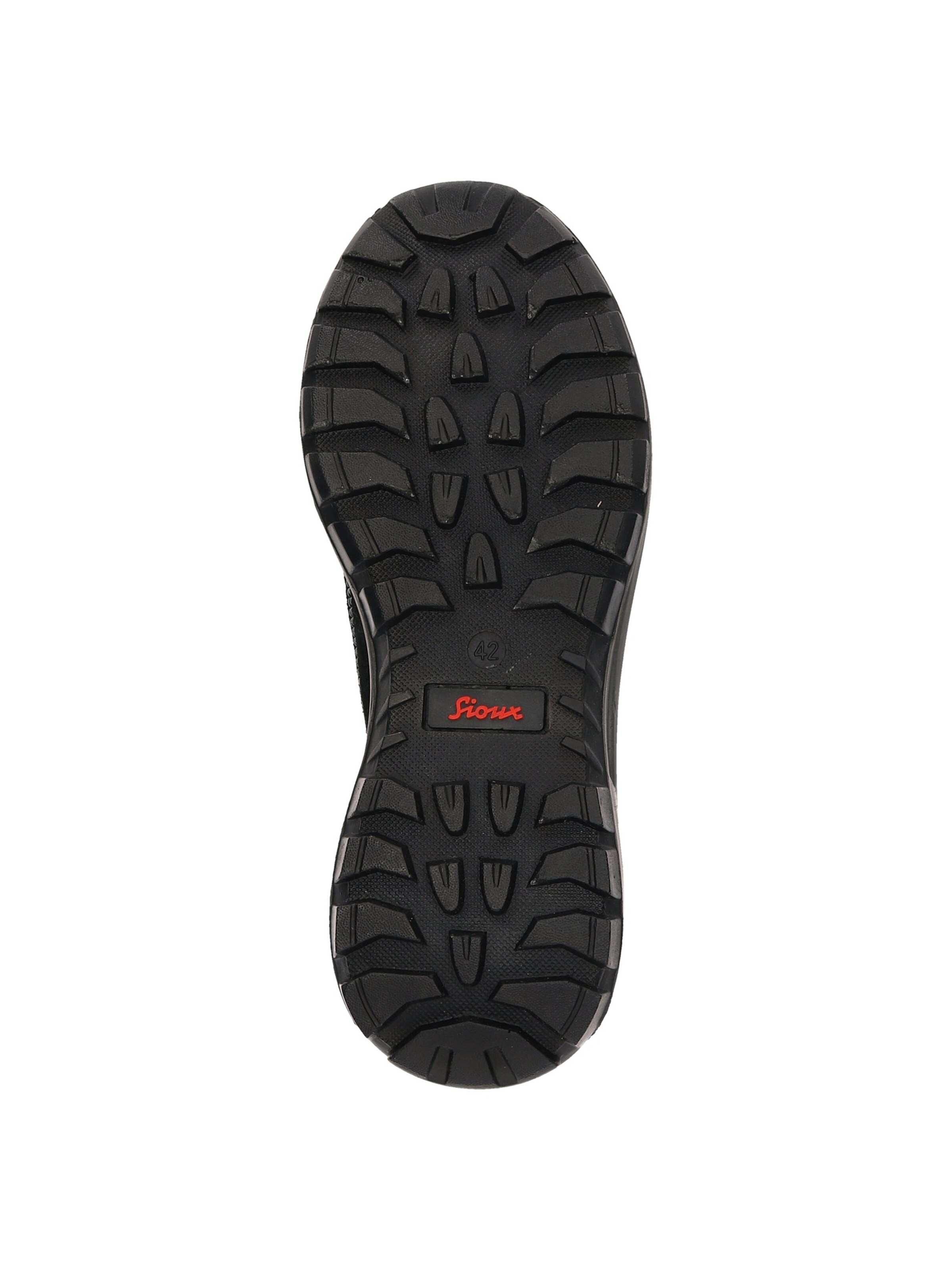 SIOUX Schnürschuh 'Outsider-704-TEX' in Schwarz