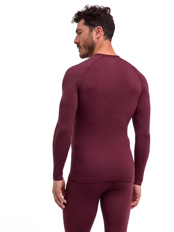 FALKE Base Layer 'Thermozone Backpack-Ready' in Red