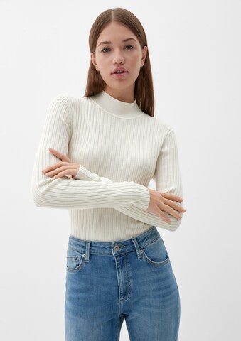 QS Pullover in Beige: predná strana