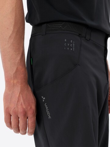 VAUDE Regular Outdoor trousers 'Loamer' in Black