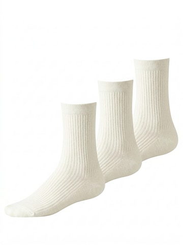 Millo Socks 'Cosy Steps' in White: front