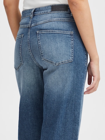 ICHI Loosefit Jeans 'WIGGY' i blå