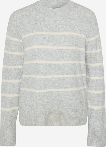 Pull-over 'VMFlawless' VERO MODA en gris : devant
