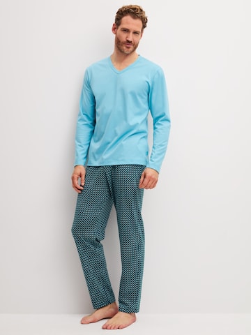 Pyjama long 'Cotton Special' CALIDA en bleu