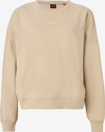 BOSS Bluzka sportowa 'C_Ever' w kolorze beżowy: przód