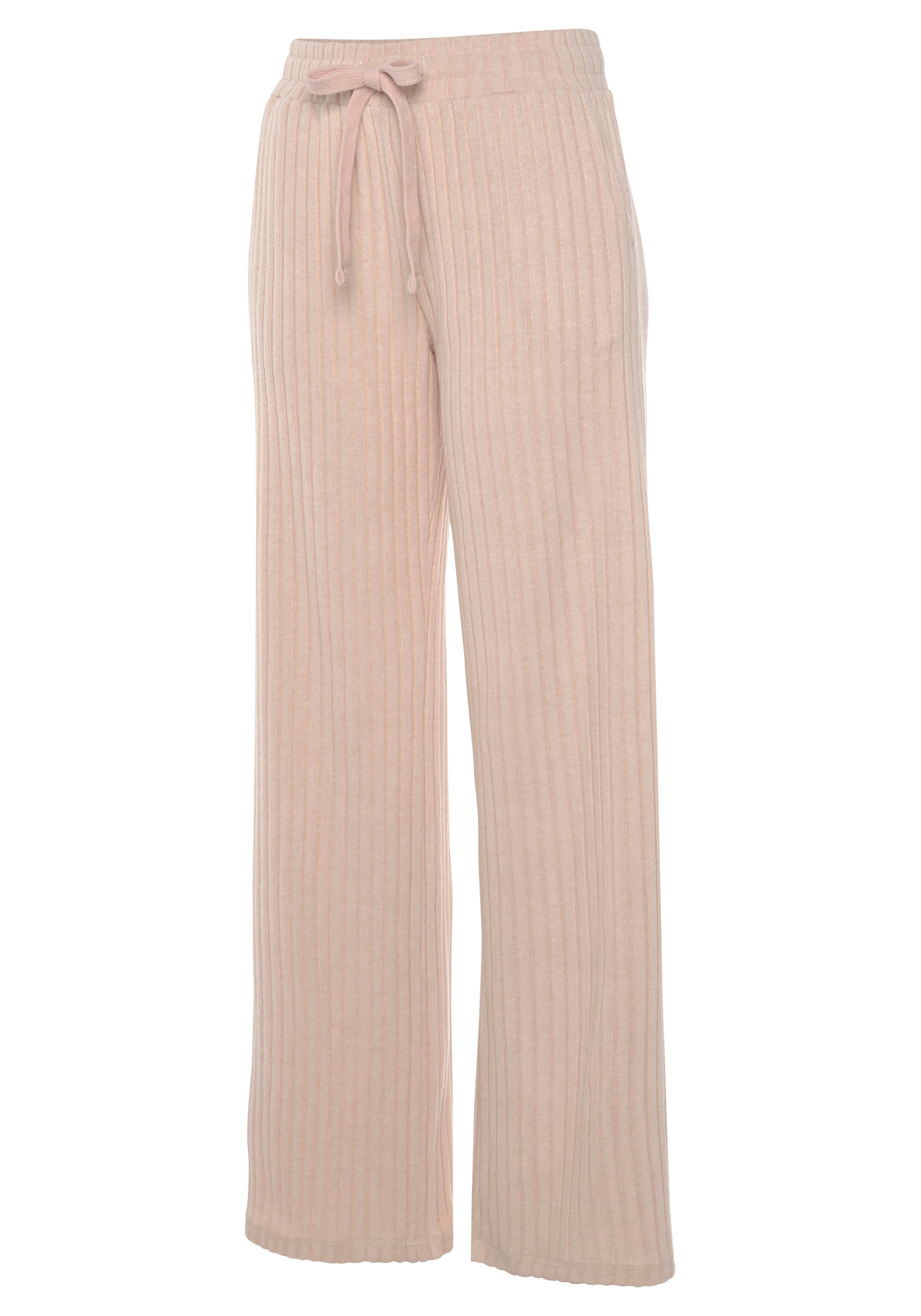 LASCANA Pyjamabroek in Beige