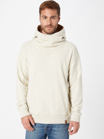 Fli Papigu - Sudadera 'The Brave Live Forever' en blanco: frente