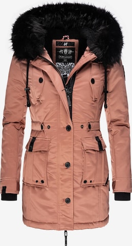 NAVAHOO Vinterparka 'Luluna' i pink: forside