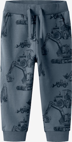 NAME IT - Tapered Calças 'NMMSTORM' em azul: frente