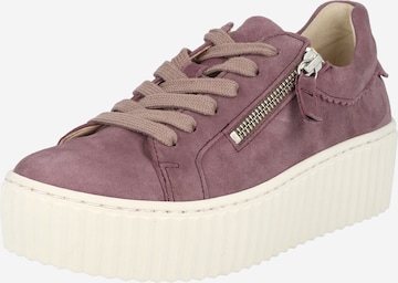 GABOR Sneakers laag in Lila: voorkant