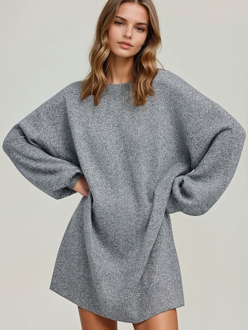 Abito in maglia di Funky Buddha in grigio: frontale