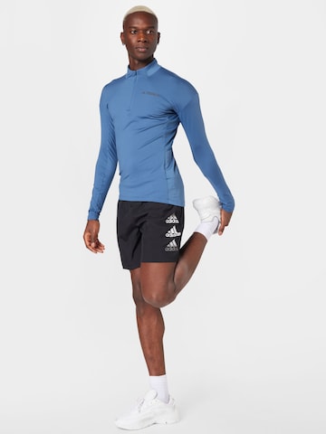 ADIDAS TERREX Performance Shirt 'Xperior' in Blue