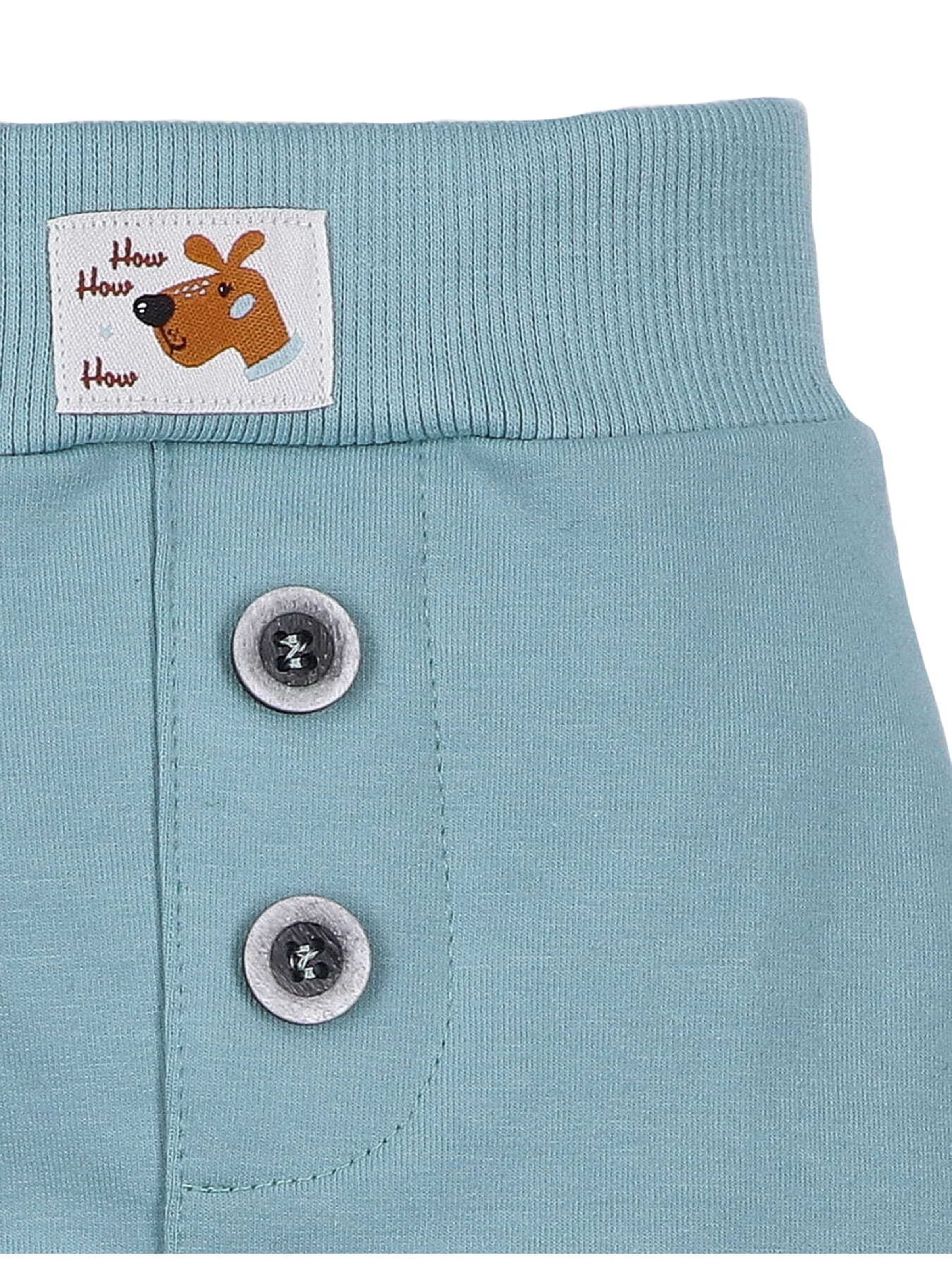 NINI Tapered Broek 'Hund' in Blauw